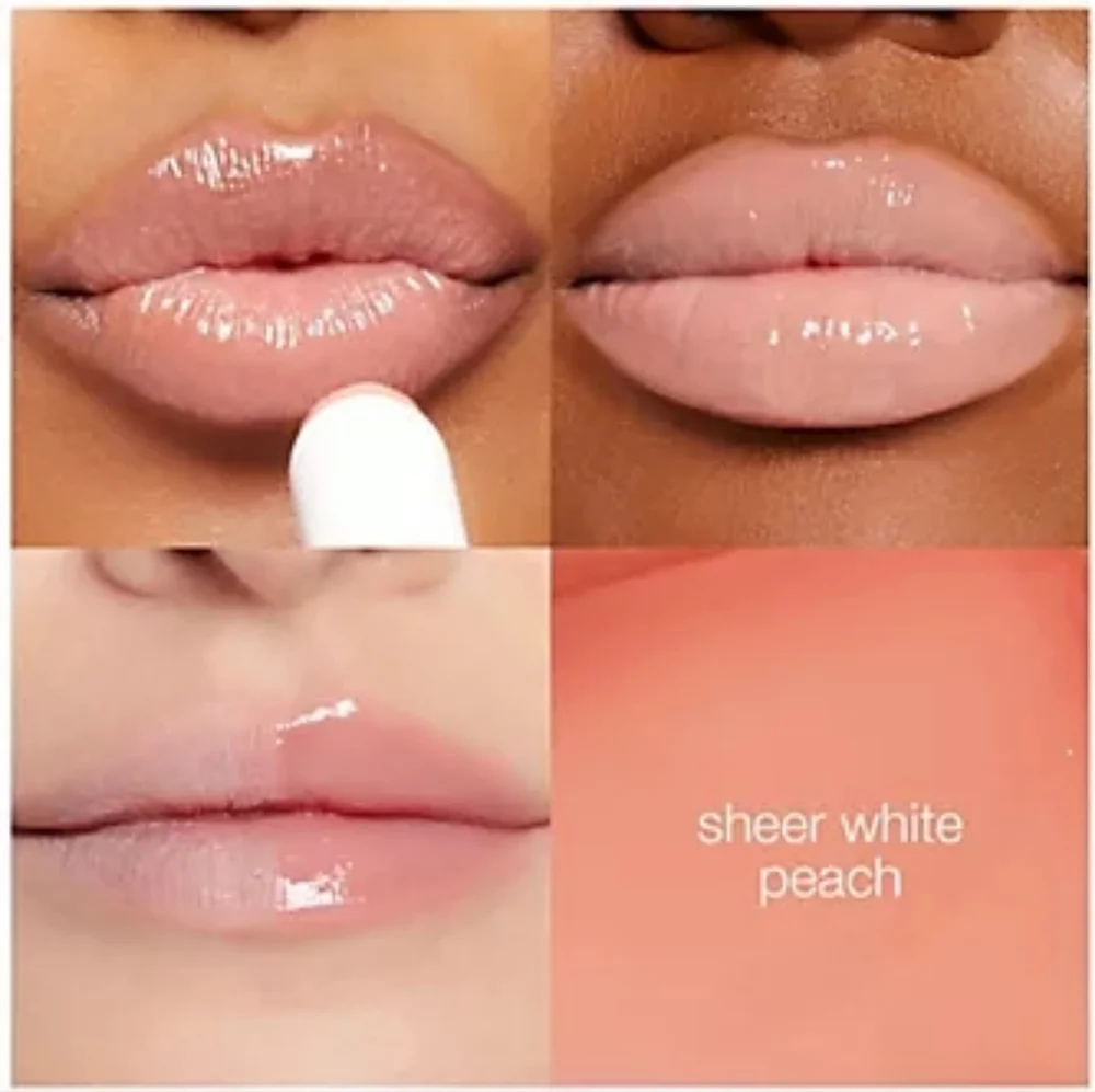tarte Maracuja Juicy Lip Plump Gloss Sheer White Peach Super-Size New